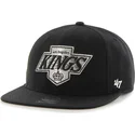 czarna-plaska-czapka-snapback-captain-no-shot-los-angeles-kings-nhl-od-47-brand