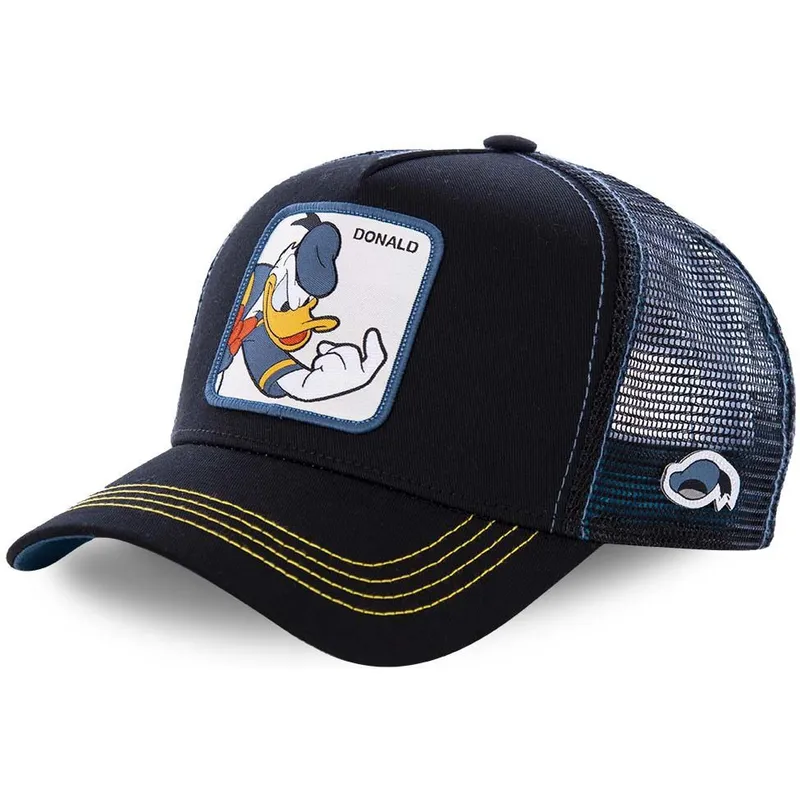 czapki-curva-czarny-snapback-kaczor-donald-disney-capslab czapki-curva-czarny-snapback-kaczor-donald-disney-capslab