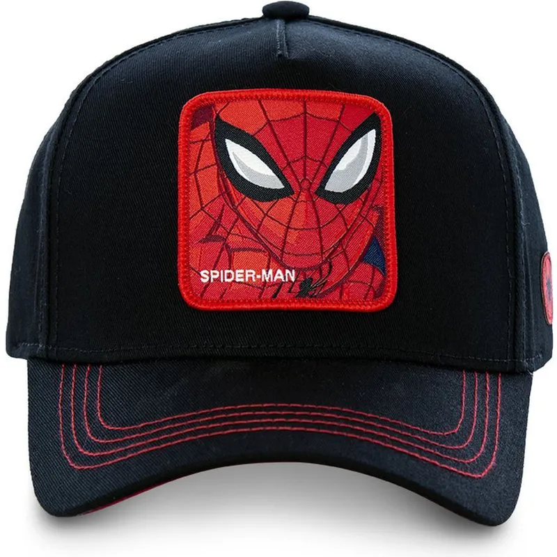 czapki-curva-czarny-snapback-spider-man-marvel-comics-capslab