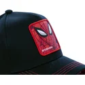 czarna-zakrzywiona-czapka-snapback-spider-man-spi3-marvel-comics-od-capslab