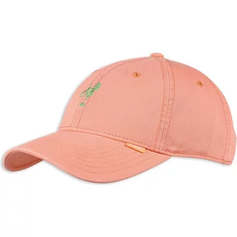 Wyginięta czapka różowa z regulacją Washed Girl Djinns