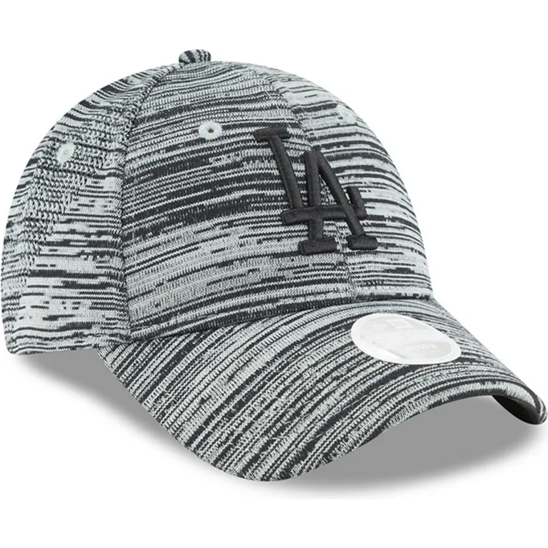 czapki-curva-szary-tasma-regulowana-negro-9forty-engineered-fit-los-angeles-dodgers-mlb-new-era