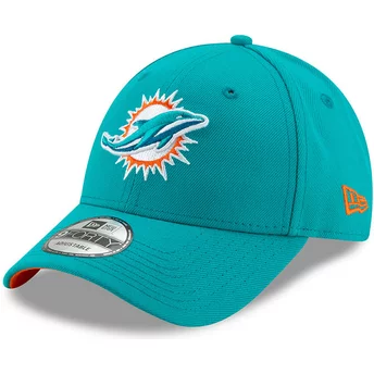 Wyginięta czapka niebieska z regulacją 9FORTY The League Miami Dolphins NFL New Era
