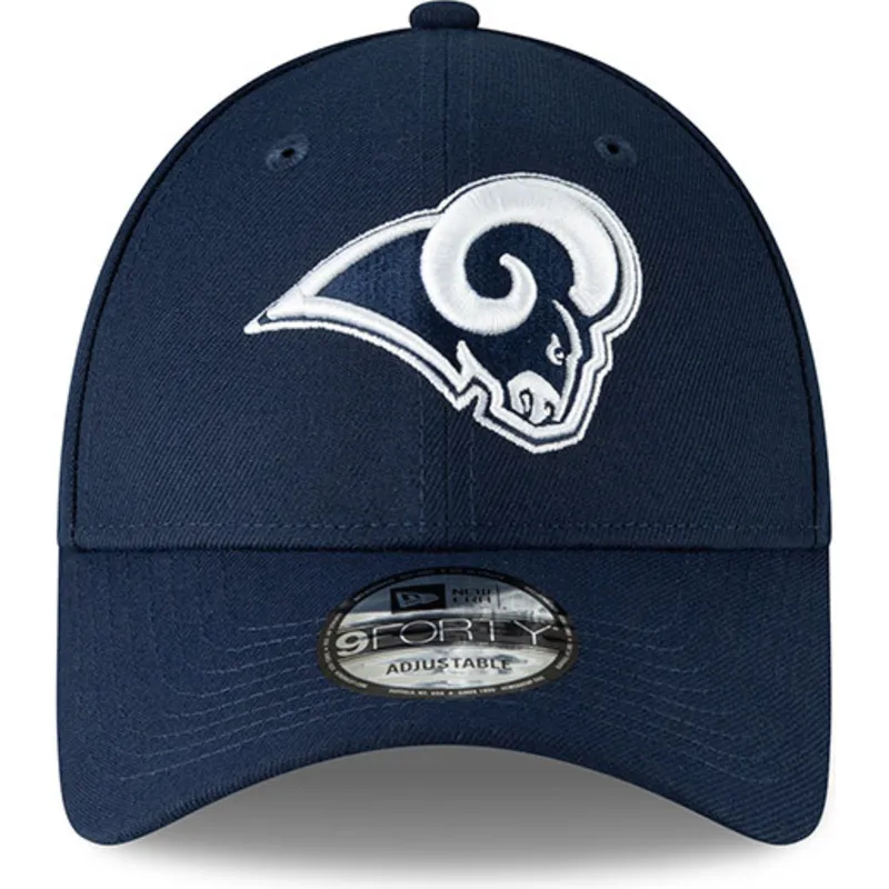 czapki-curva-niebieski-tasma-regulowana-9forty-the-league-los-angeles-rams-nfl-new-era
