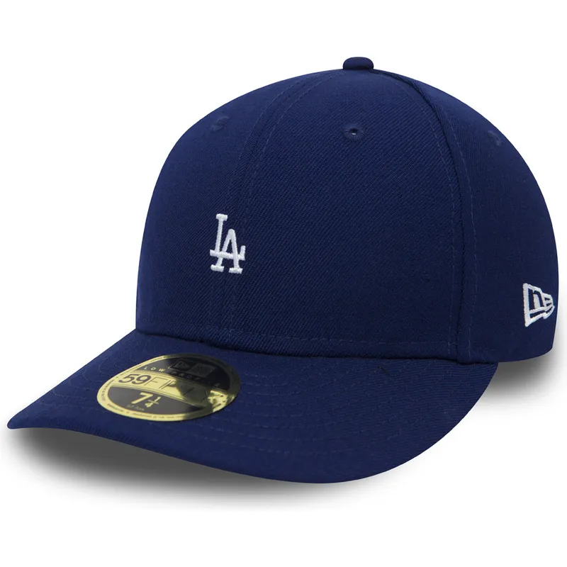 czapki-plana-niebieski-dopasowany-59fifty-low-profile-mini-los-angeles-dodgers-mlb-new-era