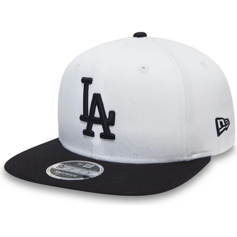 czapki-plana-bialy-snapback-dla-dziecka-9fifty-contrast-crown-los-angeles-dodgers-mlb-new-era