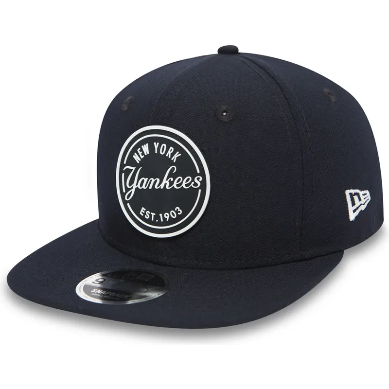 czapki-plana-czarny-snapback-9fifty-rubber-emblem-new-york-yankees-mlb-new-era czapki-plana-czarny-snapback-9fifty-rubber-emblem-new-york-yankees-mlb-new-era