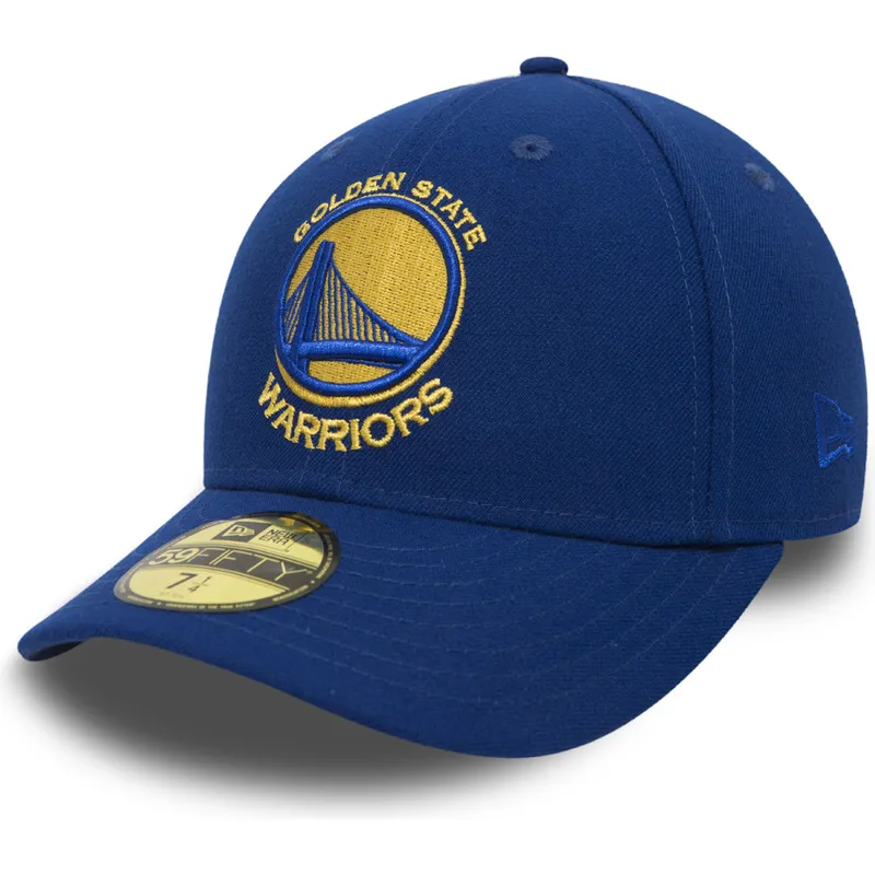 czapki-plana-niebieski-dopasowany-59fifty-low-profile-classic-golden-state-warriors-nba-new-era