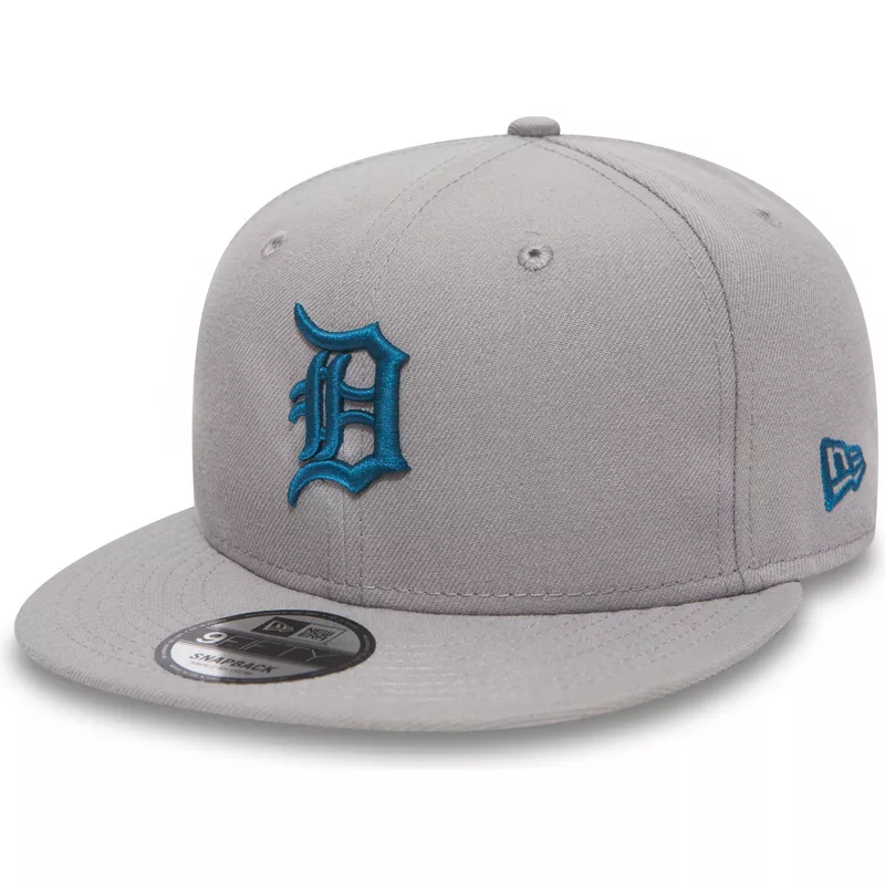 plaska-czapka-szara-snapback-z-logo-niebieska-9fifty-essential-league-detroit-tigers-mlb-new-era