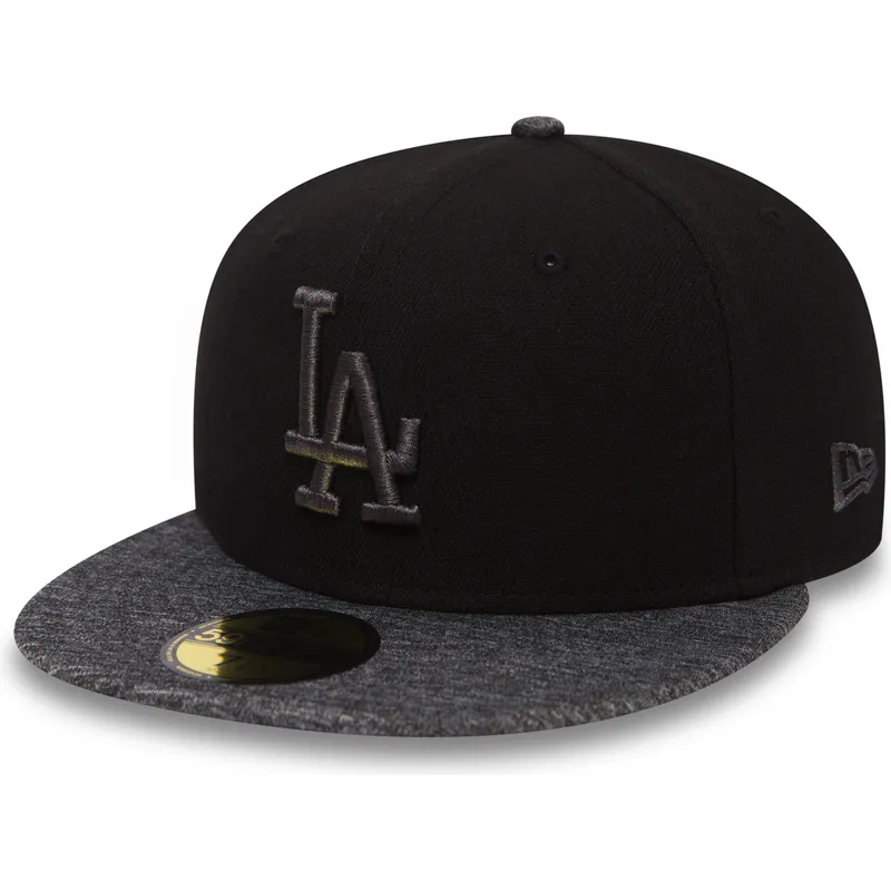 czapki-plana-czarny-dopasowany-59fifty-grey-collection-los-angeles-dodgers-mlb-new-era