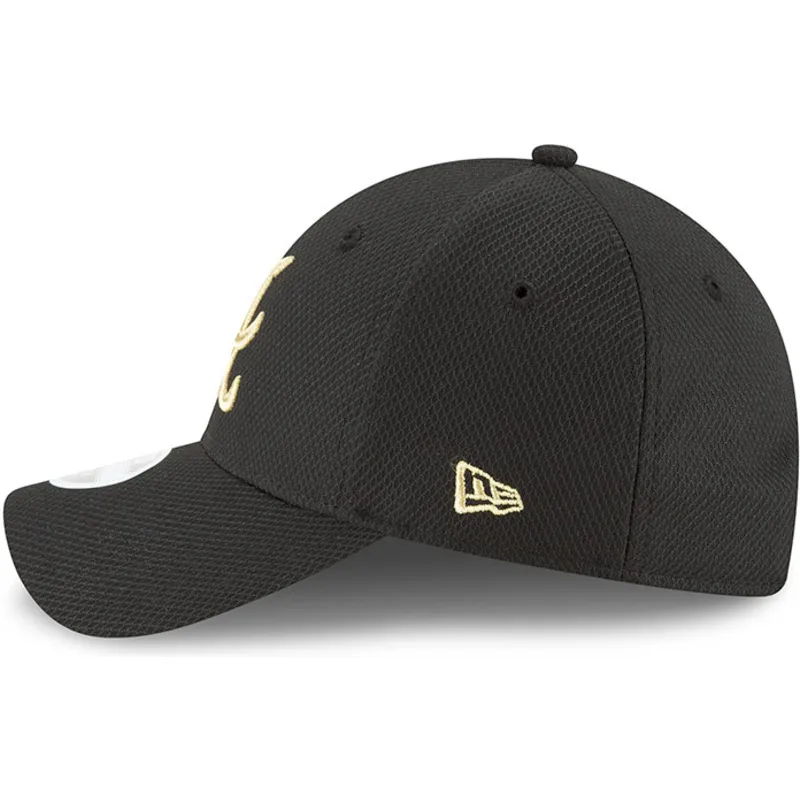 czapki-curva-czarny-tasma-regulowana-9forty-sport-atlanta-braves-mlb-new-era