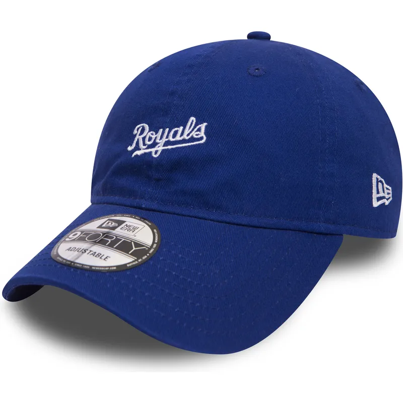 czapki-curva-niebieski-tasma-regulowana-9forty-mini-wordmark-kansas-city-royals-mlb-new-era