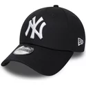 wyginieta-czapka-czarna-z-regulacja-dla-dziecka-9forty-essential-new-york-yankees-mlb-new-era