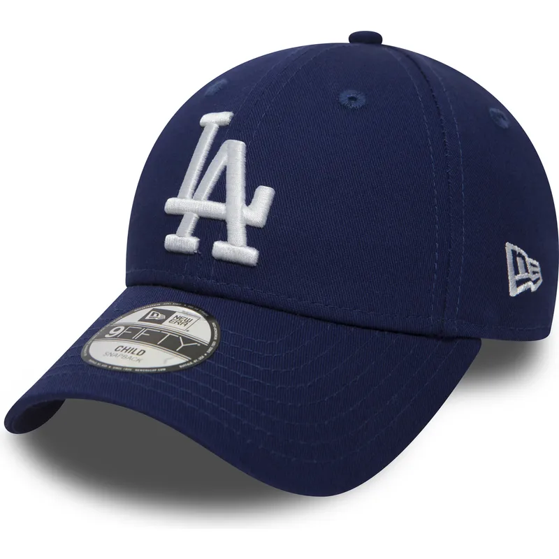 czapki-curva-niebieski-tasma-regulowana-dla-dziecka-9forty-essential-los-angeles-dodgers-mlb-new-era
