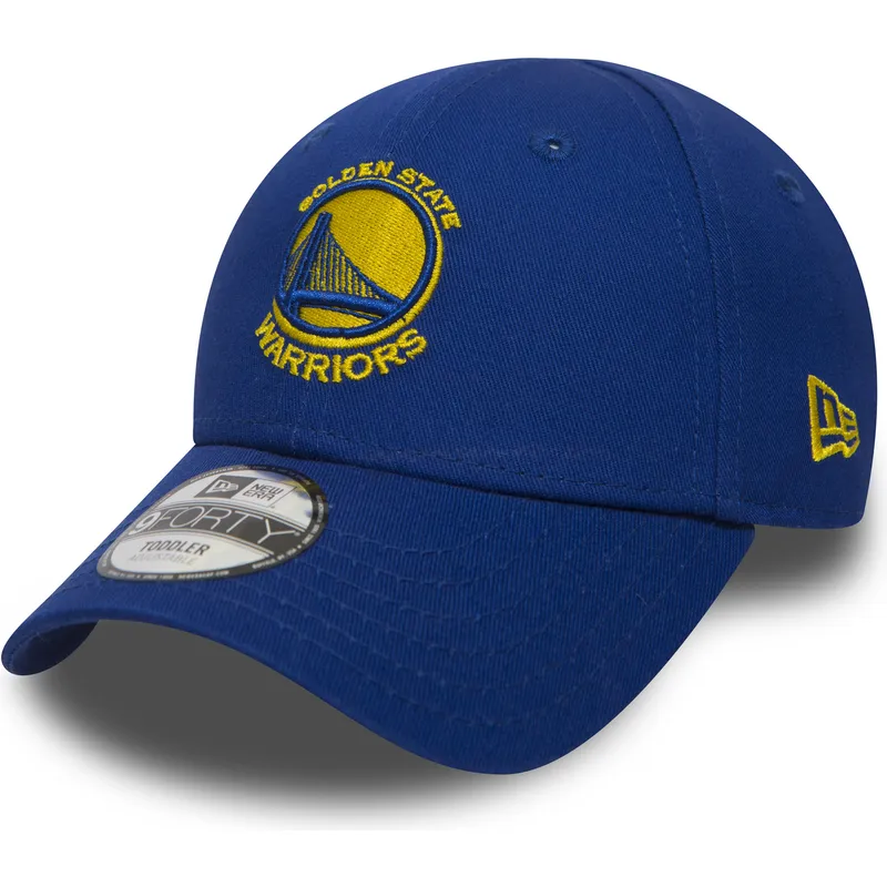 czapki-curva-niebieski-tasma-regulowana-dla-dziecka-9forty-essential-golden-state-warriors-nba-new-era