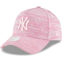 czapki-curva-roz-snapback-ajustable-9forty-a-frame-engineered-fit-new-york-yankees-mlb-new-era