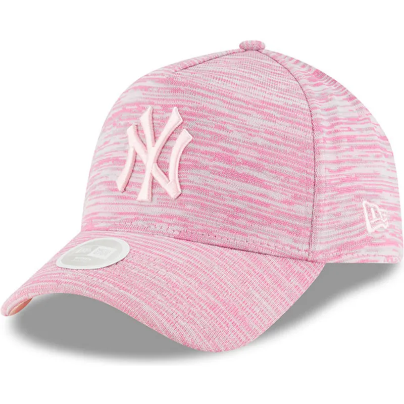 czapki-curva-roz-snapback-ajustable-9forty-a-frame-engineered-fit-new-york-yankees-mlb-new-era