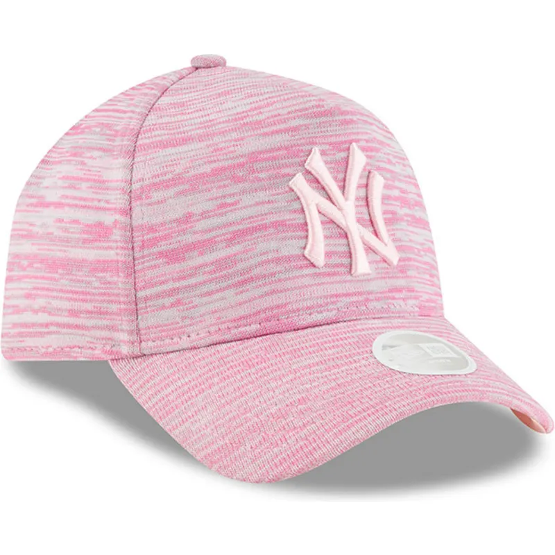 czapki-curva-roz-snapback-ajustable-9forty-a-frame-engineered-fit-new-york-yankees-mlb-new-era