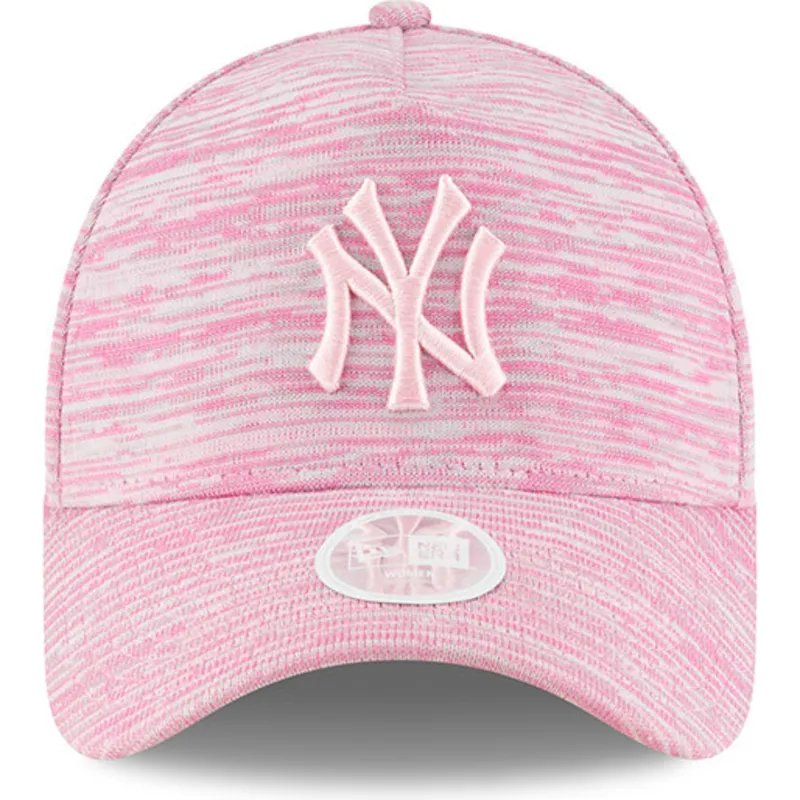 czapki-curva-roz-snapback-ajustable-9forty-a-frame-engineered-fit-new-york-yankees-mlb-new-era