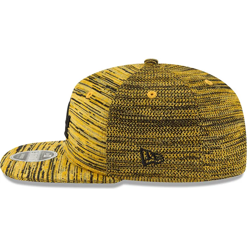 czapki-plana-zolty-snapback-negro-9fifty-engineered-fit-los-angeles-dodgers-mlb-new-era