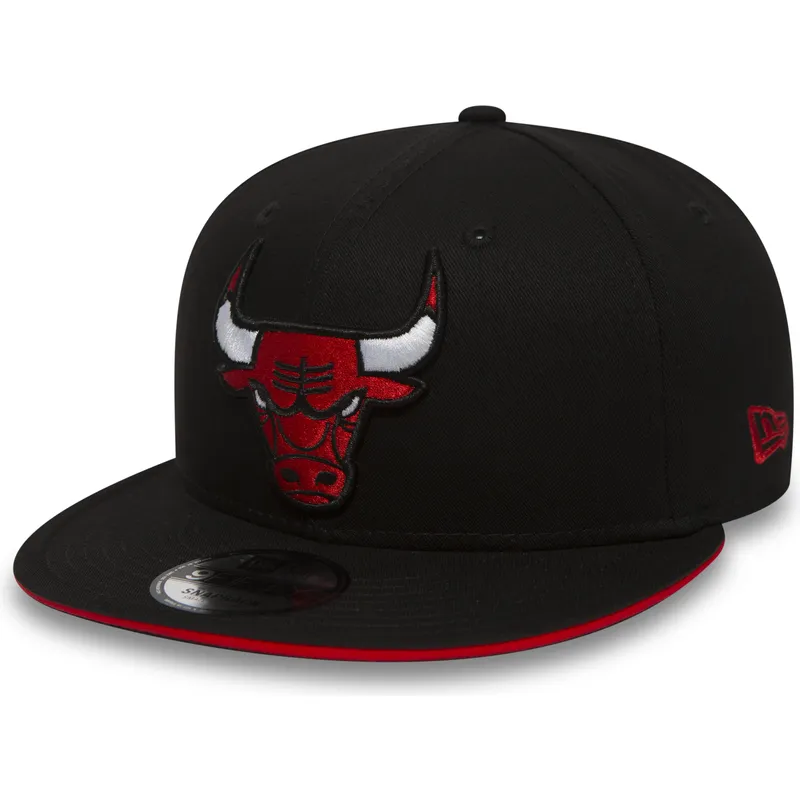 czapki-plana-czarny-snapback-9fifty-team-chicago-bulls-nba-new-era