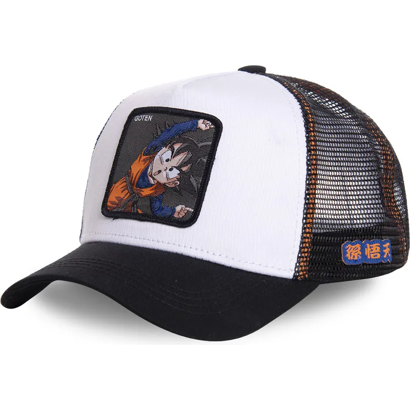 czapki-curva-bialy-snapback-goten-dragon-ball-capslab czapki-curva-bialy-snapback-goten-dragon-ball-capslab