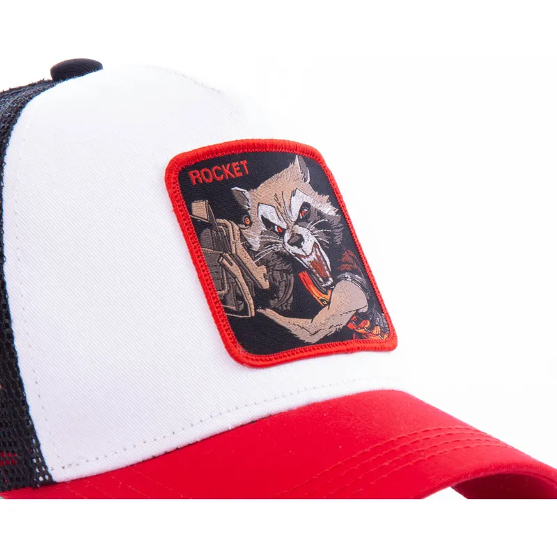 czapki-curva-bialy-snapback-rocket-raccoon-marvel-comics-capslab