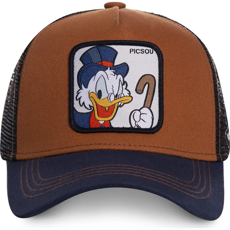 czapki-curva-brazowy-snapback-sknerus-mckwacz-disney-capslab czapki-curva-brazowy-snapback-sknerus-mckwacz-disney-capslab