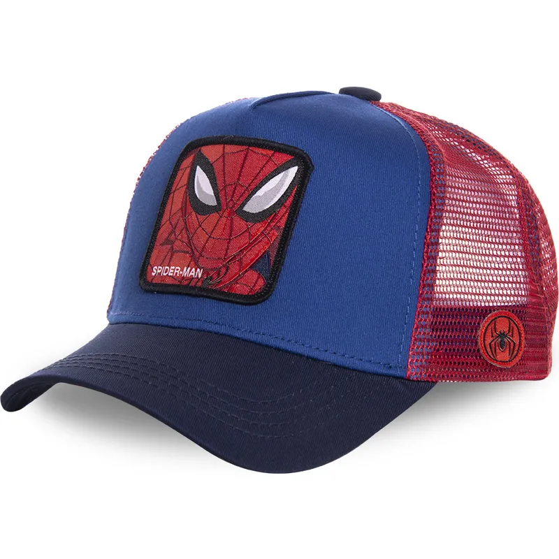 czapki-curva-niebieski-snapback-spider-man-marvel-comics-capslab