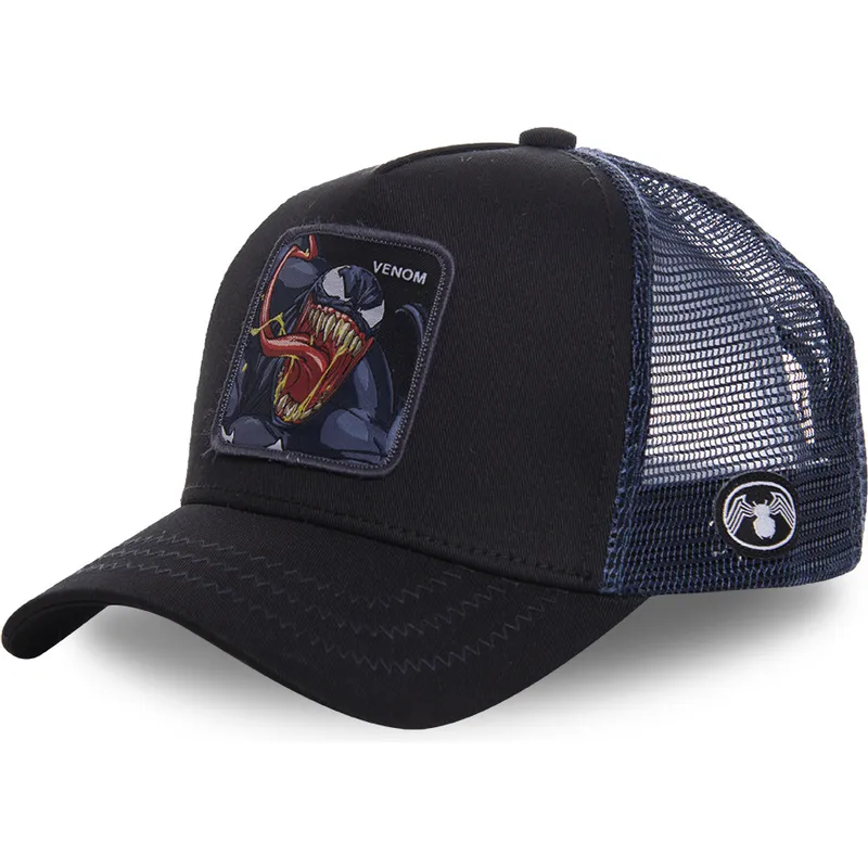 czapki-curva-czarny-snapback-venom-marvel-comics-capslab czapki-curva-czarny-snapback-venom-marvel-comics-capslab