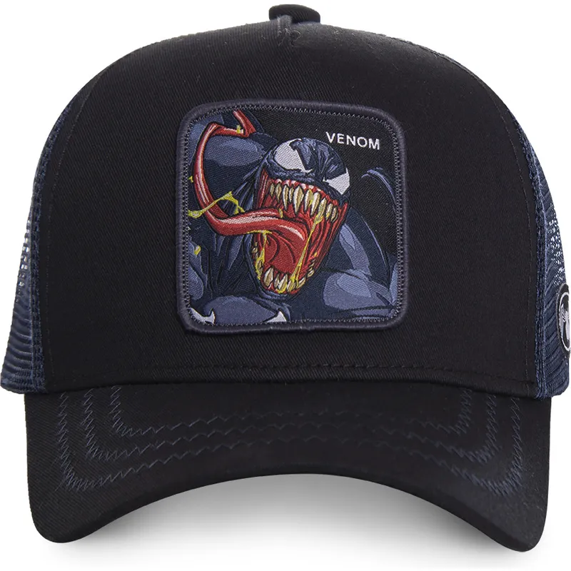 czapki-curva-czarny-snapback-venom-marvel-comics-capslab czapki-curva-czarny-snapback-venom-marvel-comics-capslab