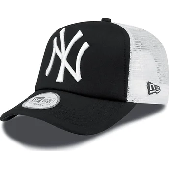czarna-czapka-trucker-clean-a-frame-new-york-yankees-mlb-od-new-era