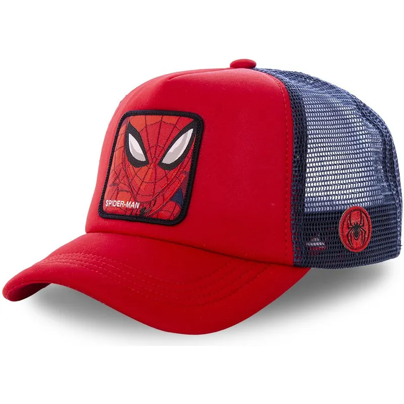 czapki-curva-czerwony-snapback-spider-man-marvel-comics-capslab