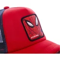 czapki-curva-czerwony-snapback-spider-man-marvel-comics-capslab