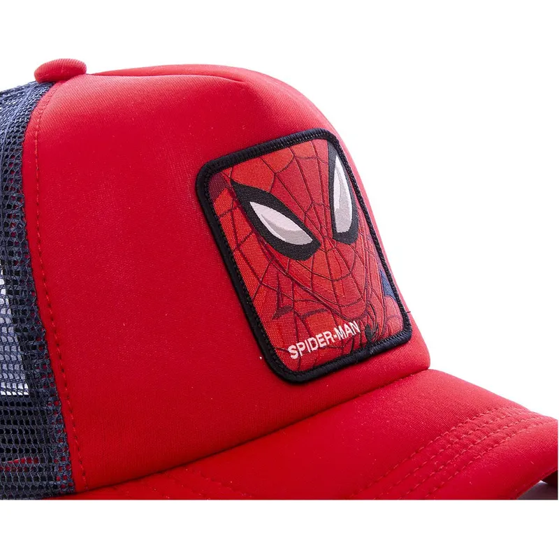 czapki-curva-czerwony-snapback-spider-man-marvel-comics-capslab