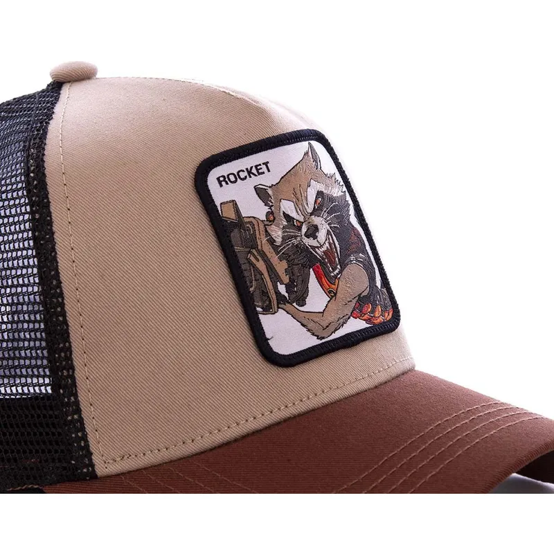 czapki-curva-brazowy-snapback-rocket-raccoon-marvel-comics-capslab