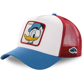 Czapka trucker biała, czerwona i niebieska Kaczor Donald DUC2 Disney Capslab