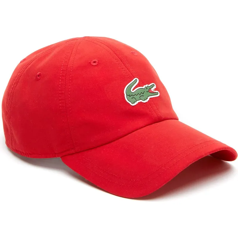 czapki-curva-czerwony-tasma-regulowana-lacoste czapki-curva-czerwony-tasma-regulowana-lacoste