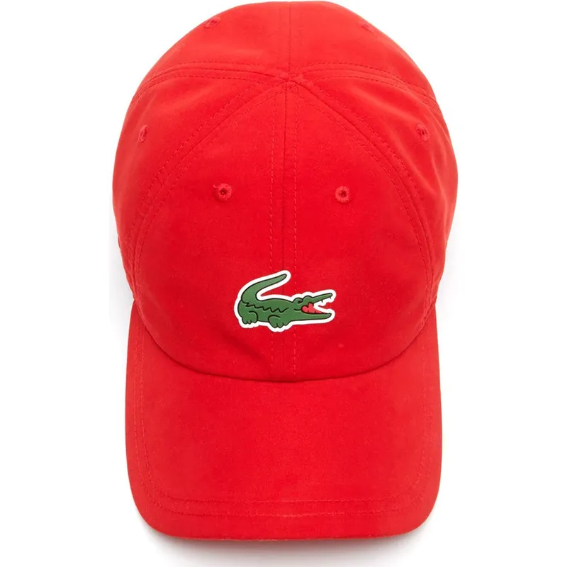 czapki-curva-czerwony-tasma-regulowana-lacoste czapki-curva-czerwony-tasma-regulowana-lacoste