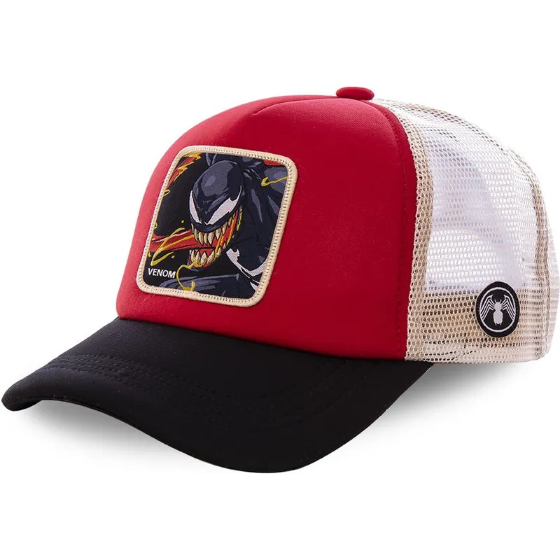 czapki-curva-czerwony-snapback-venom-marvel-comics-capslab