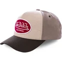 czapka-z-daszkiem-bezowa-snapback-jac-beg-od-von-dutch
