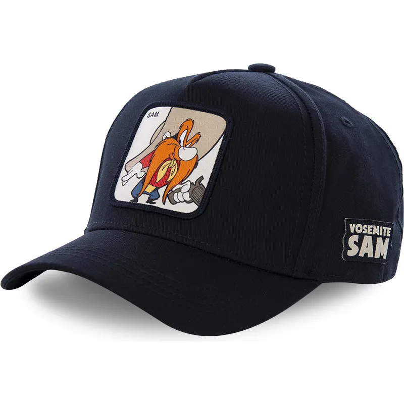 czapki-curva-czarny-snapback-sam-bigotes-looney-tunes-capslab czapki-curva-czarny-snapback-sam-bigotes-looney-tunes-capslab
