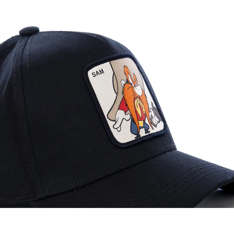czapki-curva-czarny-snapback-sam-bigotes-looney-tunes-capslab czapki-curva-czarny-snapback-sam-bigotes-looney-tunes-capslab