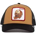 czapki-curva-brazowy-snapback-the-farm-de-goorin-bros