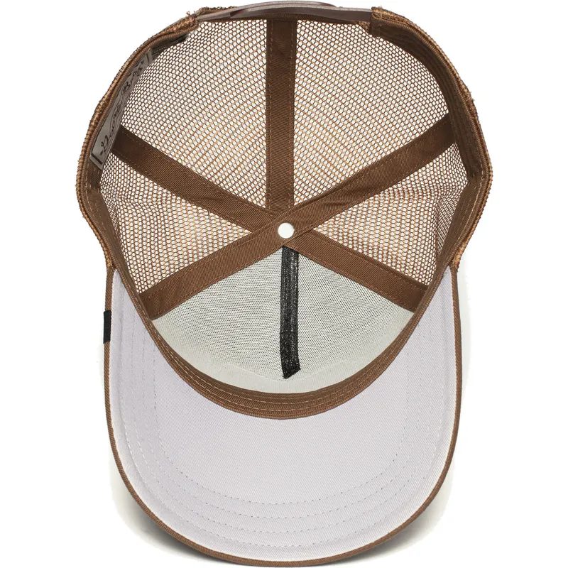 czapki-curva-brazowy-snapback-the-farm-de-goorin-bros
