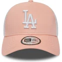 czapki-curva-roz-snapback-league-essential-a-frame-los-angeles-dodgers-mlb-new-era