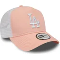 czapki-curva-roz-snapback-league-essential-a-frame-los-angeles-dodgers-mlb-new-era