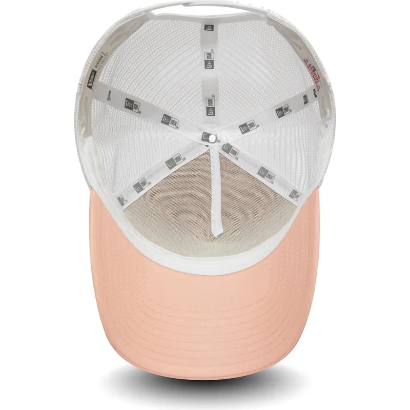 czapki-curva-roz-snapback-league-essential-a-frame-los-angeles-dodgers-mlb-new-era