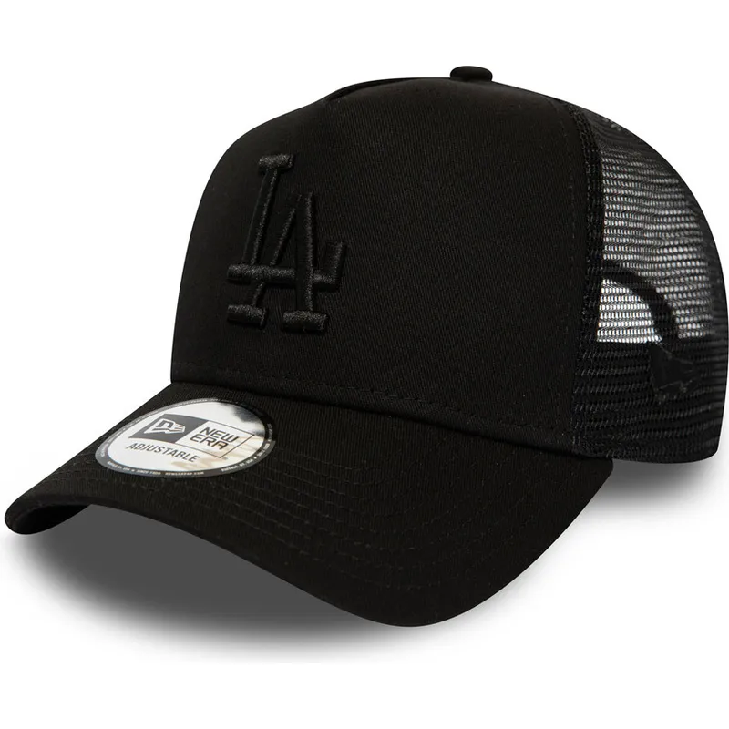 czapki-curva-czarny-snapback-league-essential-a-frame-los-angeles-dodgers-mlb-new-era