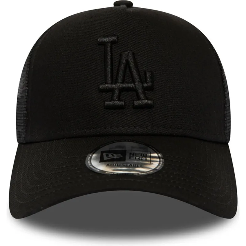 czapki-curva-czarny-snapback-league-essential-a-frame-los-angeles-dodgers-mlb-new-era
